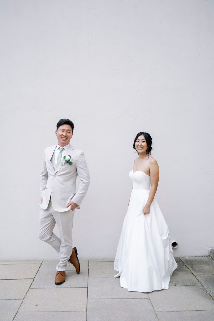 bride and groom portraits 