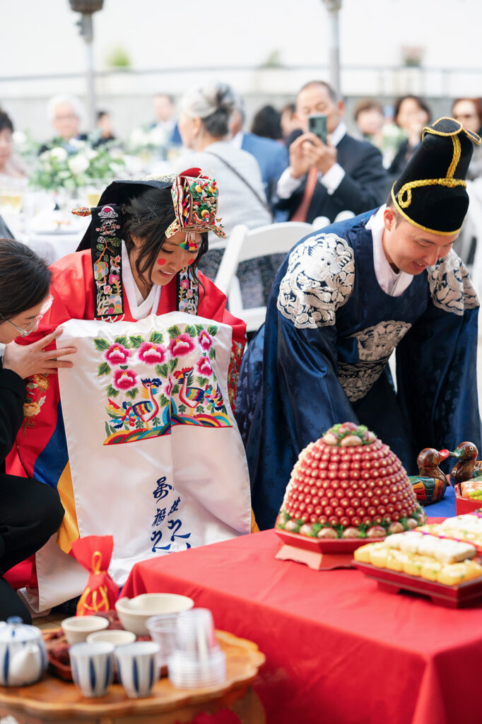 korean traditions crossline church wedding reception 