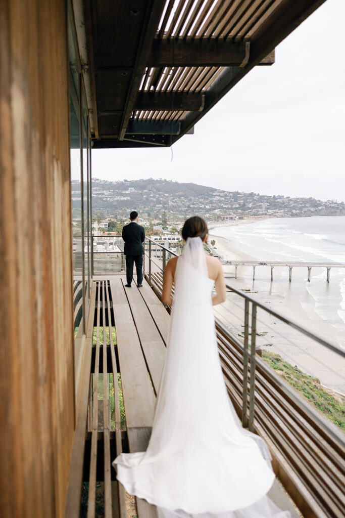 first looks bride and groom