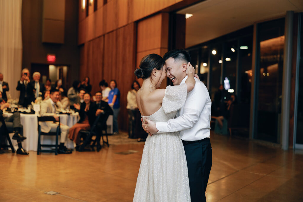 first dance at seaside forum wedding