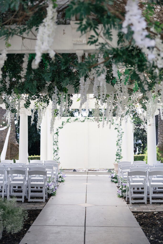 garden inspired wedding ceremony 