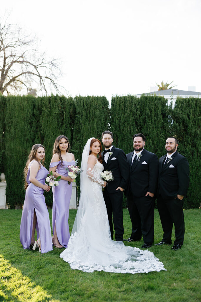 outdoor wedding portraits at jefferson street mansion wedding